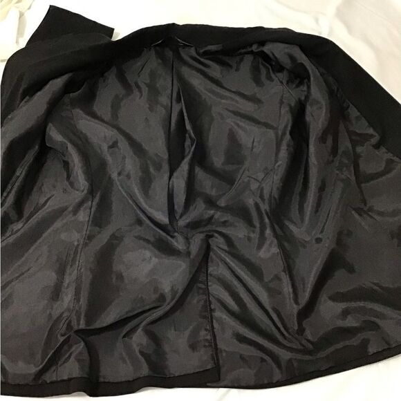Norma Kamali Black One Button Blazer Size 18 - Picture 9 of 14